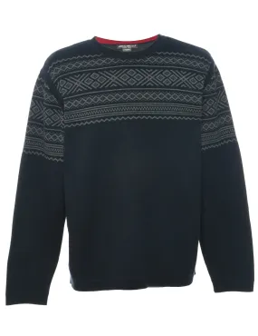 Eddie Bauer Navy Jumper - L