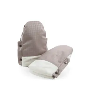 Egg3 Handmuffs - Houndstooth Almond