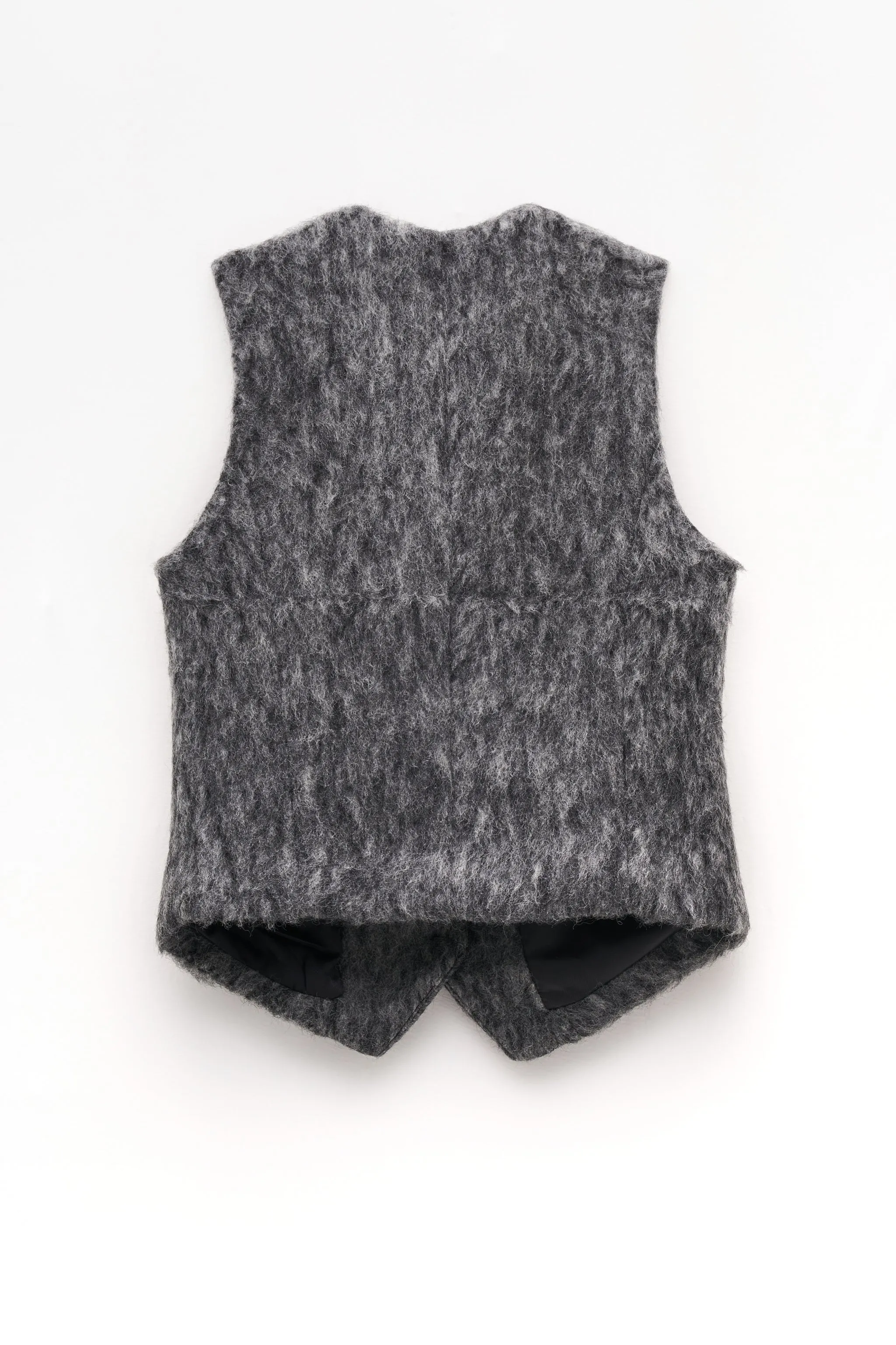 Eleh gilet grigio in lana