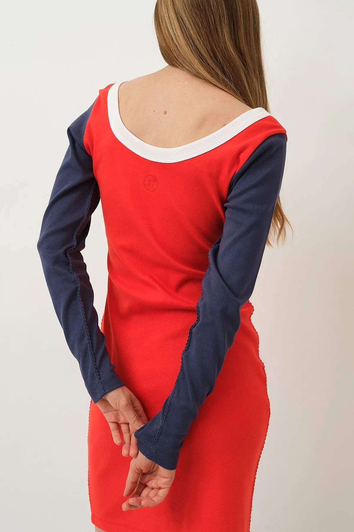 Elo Dress — Bleu / Blanc / Rouge