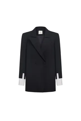 Elora Straight Long Sleeved Tweed Blazer