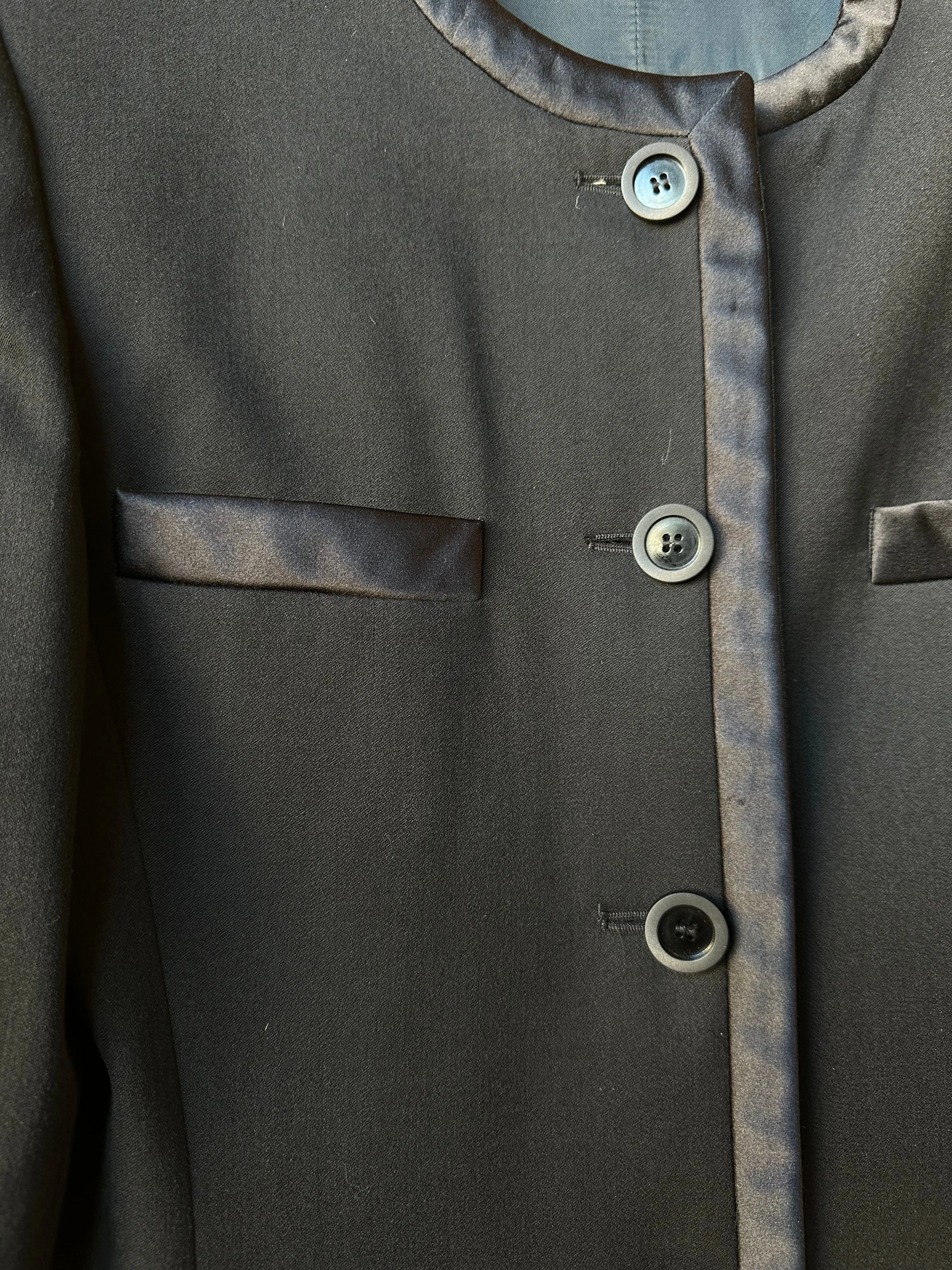 Escada Collarless Blazer