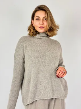 Evam Eva Lily Turtleneck Grege