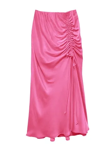 Fifteen Twenty Fiona Shirred Midi Skirt