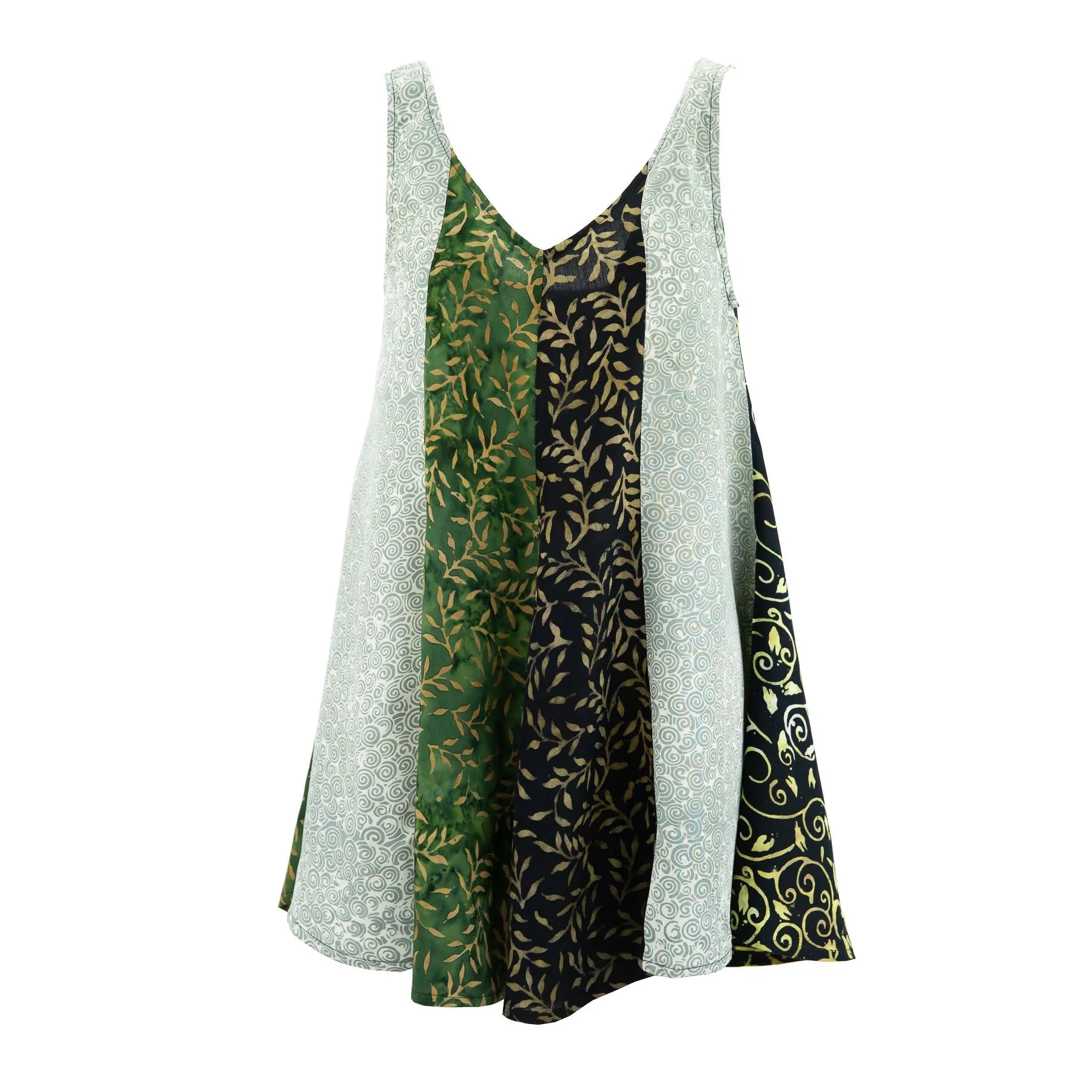 Floaty Dolly Dress - Fossil Forest Black