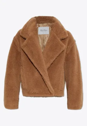 Gardone Cropped Teddy Bear Icon Coat