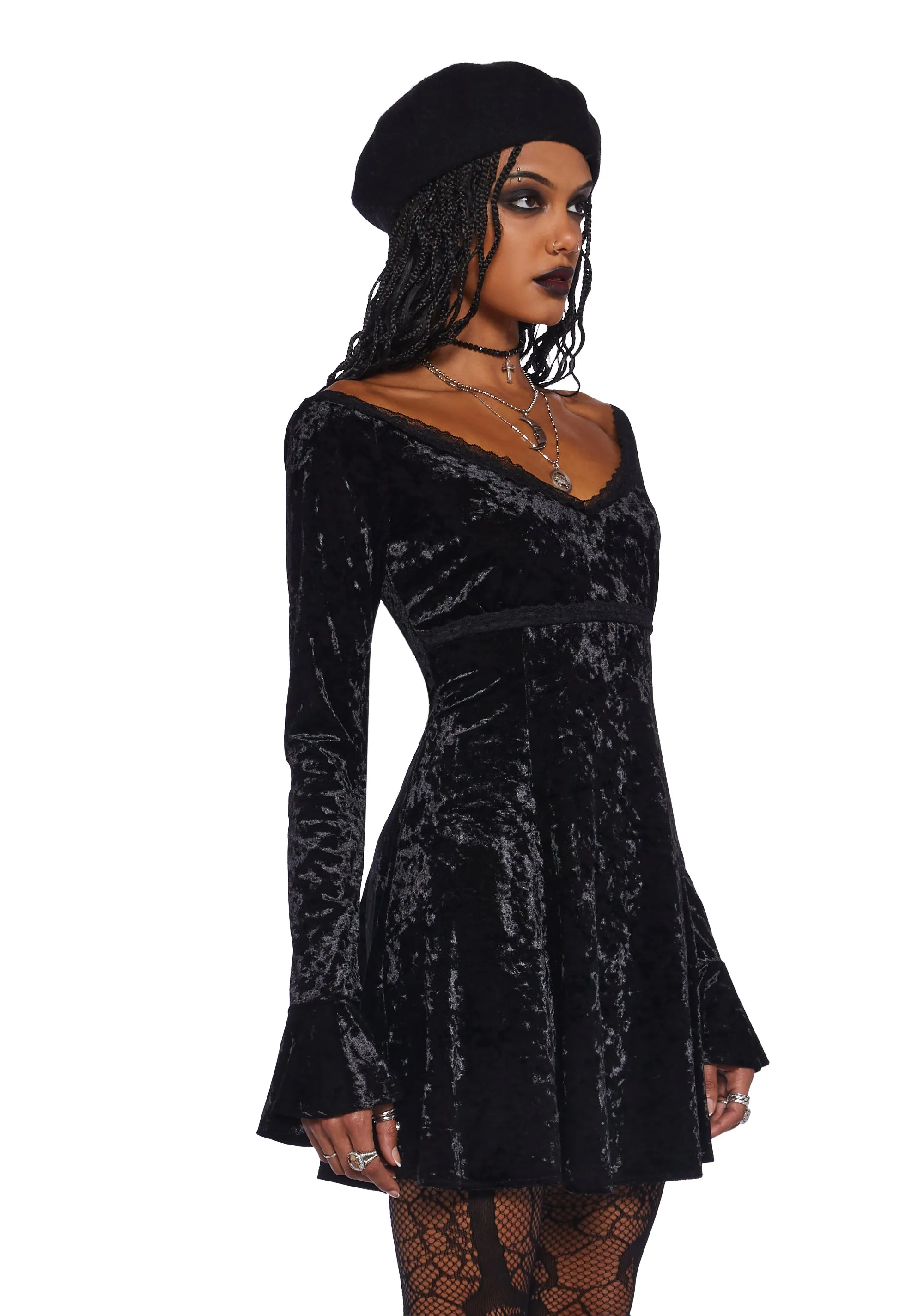 Glamour Sparks Velvet Dress