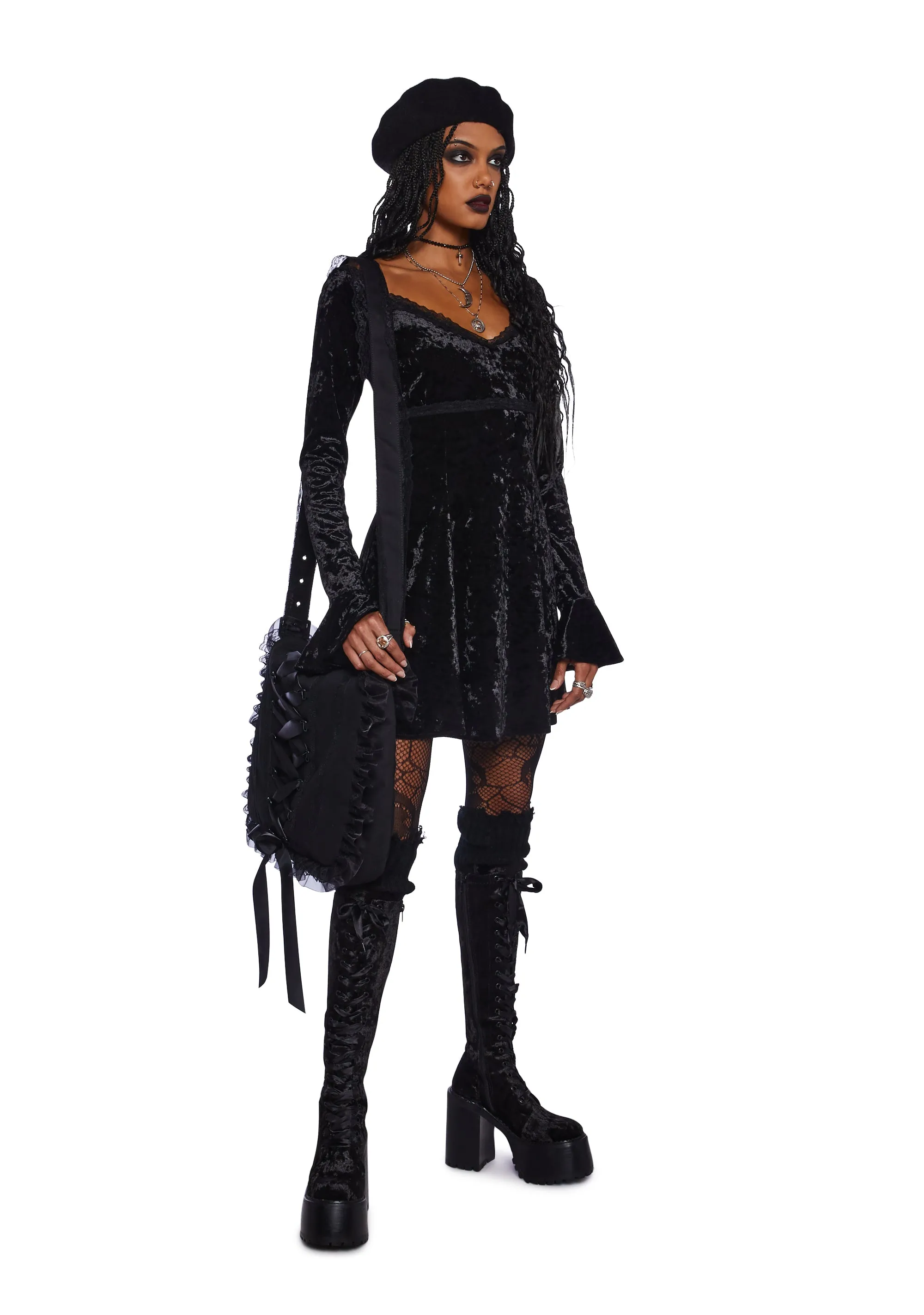 Glamour Sparks Velvet Dress