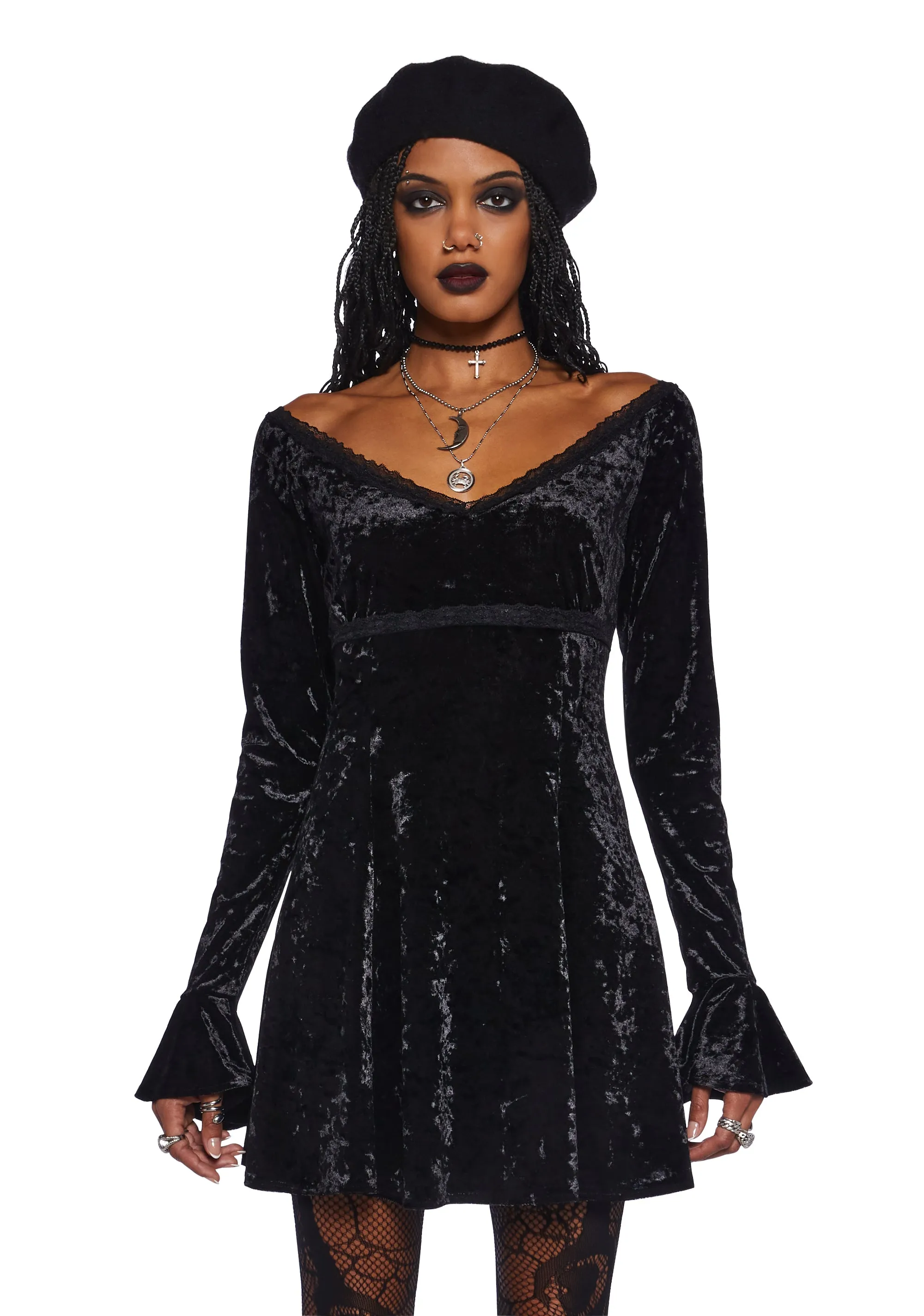 Glamour Sparks Velvet Dress
