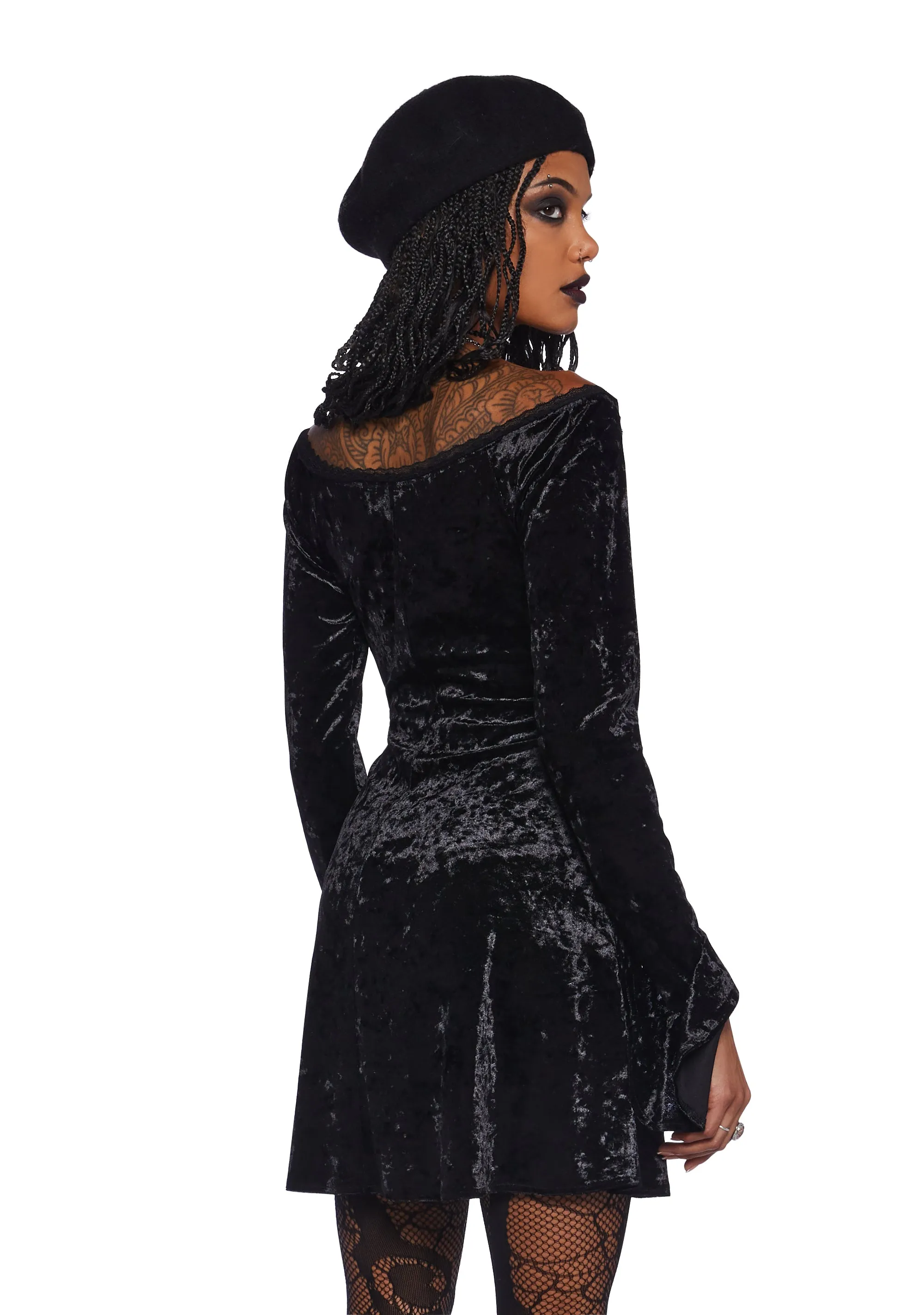 Glamour Sparks Velvet Dress