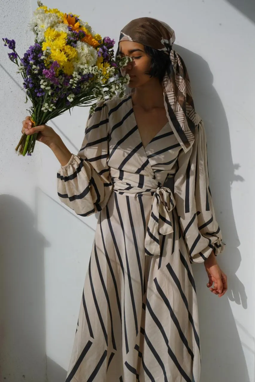 GOLDEN HOUR print dress vVyom x deme | Limited Edition Loungewear