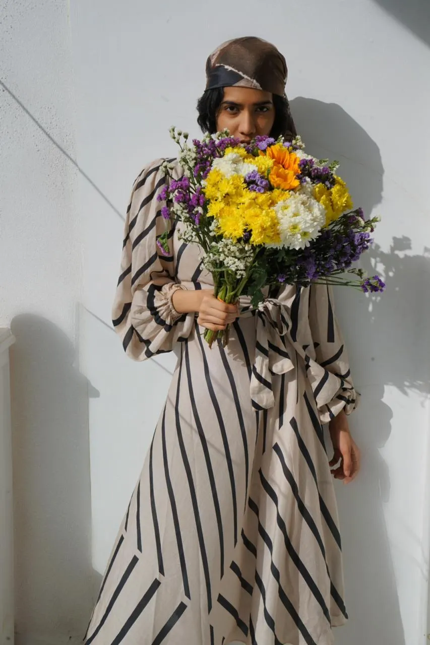 GOLDEN HOUR print dress vVyom x deme | Limited Edition Loungewear