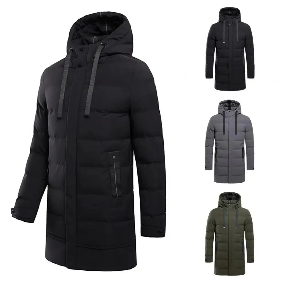 Granver - Puffer Jacket Heren Lang met Capuchon, Winddicht, Geïsoleerd & Waterafstotend