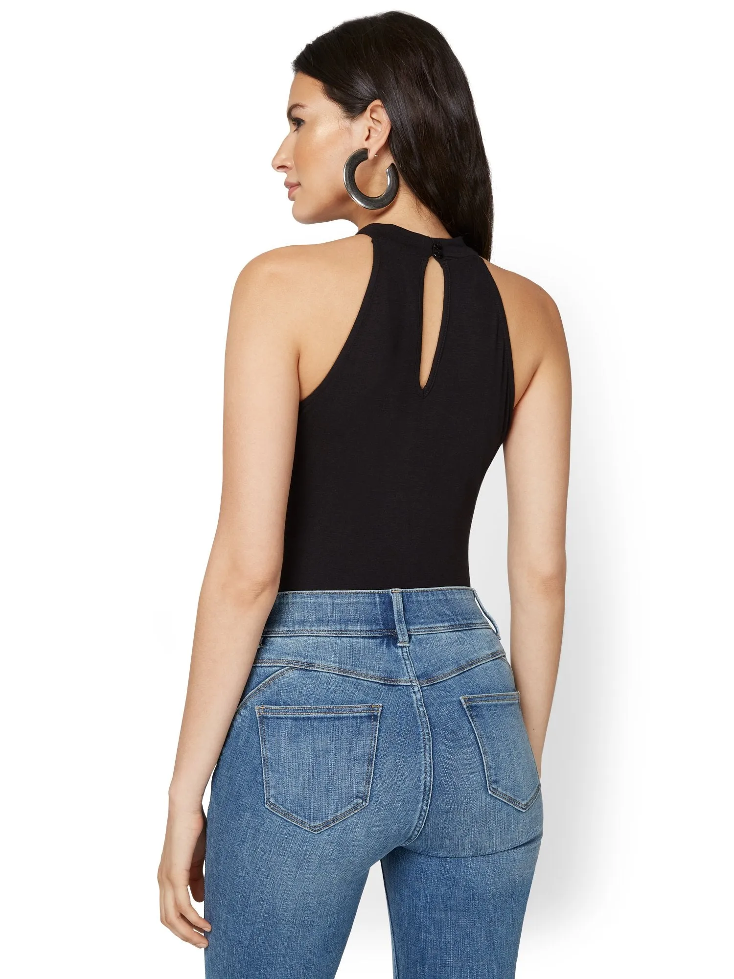 Halter Keyhole Bodysuit
