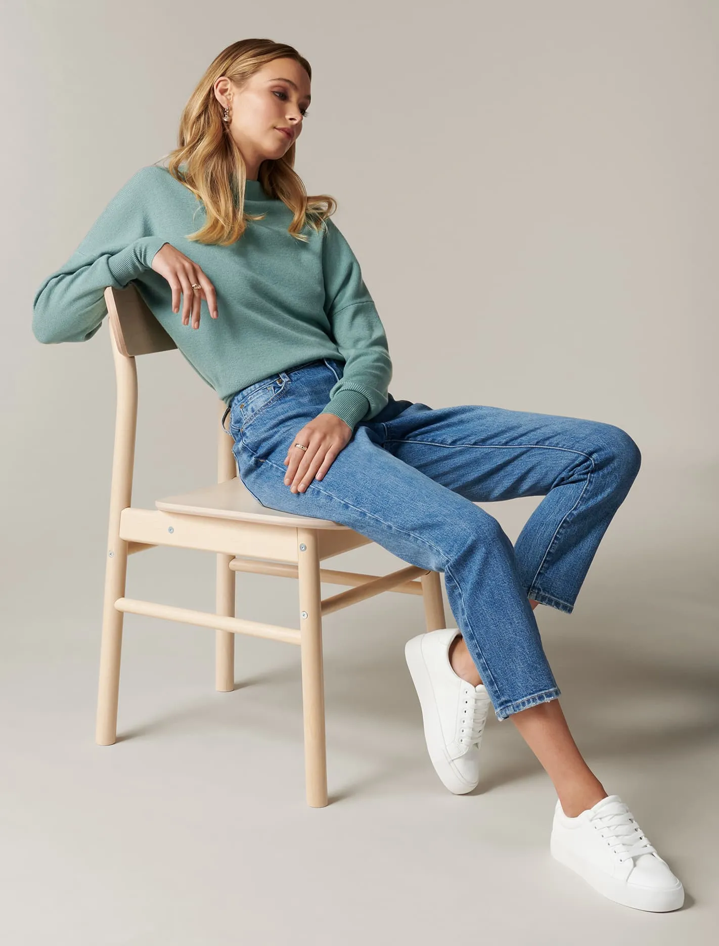 Hannah Batwing Essential Knit Jumper