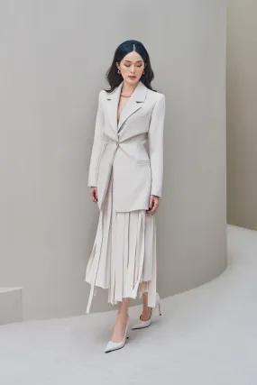 HANNAH BLAZER WITH GOLD BUTTON AND BLAZER TWO PIECE SET-AVA