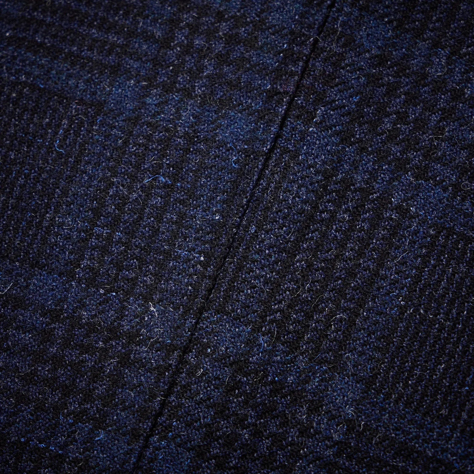 HENRY SARTORIAL x DORMEUIL Dun Full Canvas Check Blazer NAVY/SKY REG