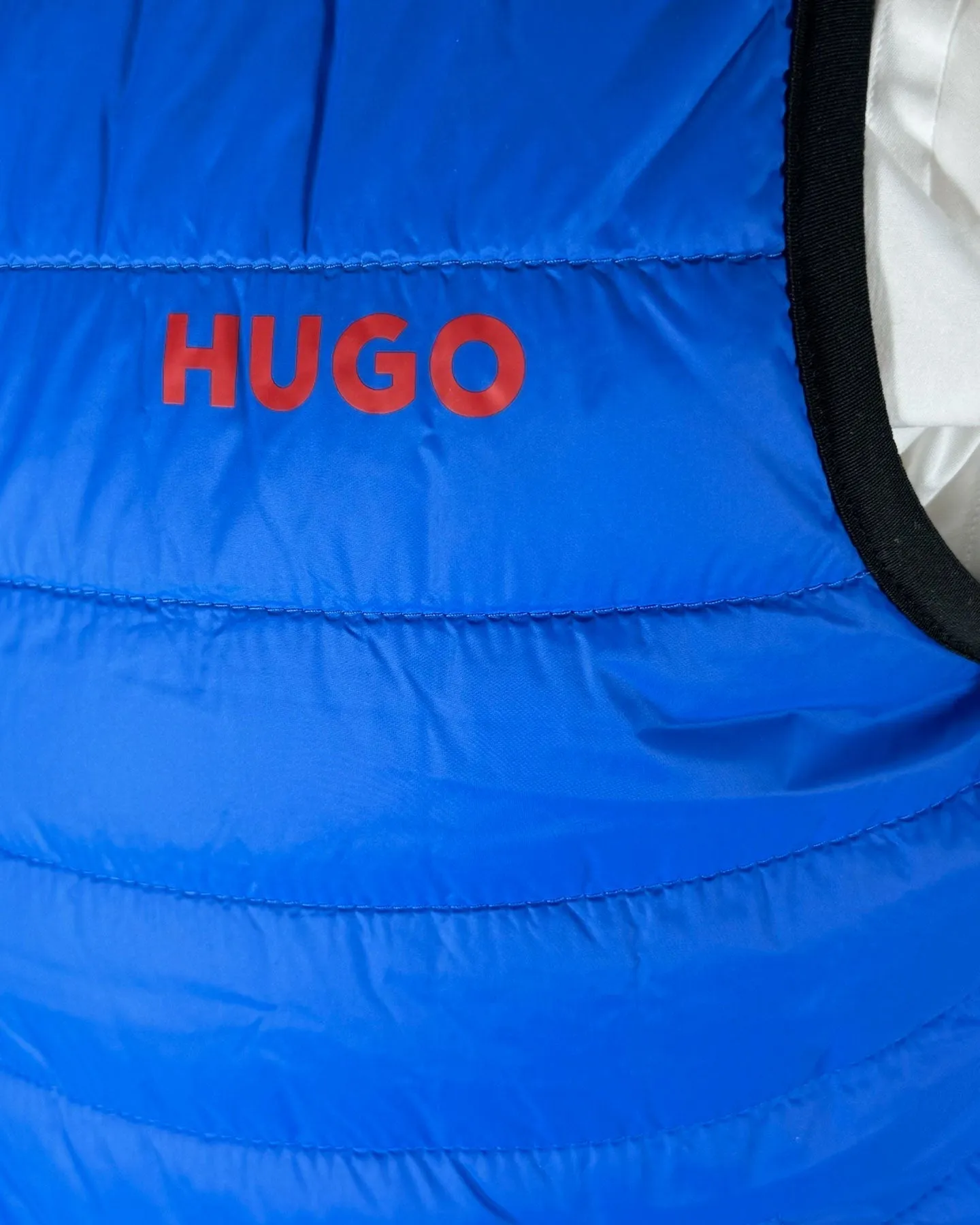 Hugo Boss Padded Gilet Slim Fit Bright Blue Bodywarmer EU 52 - XL FINAL SALE