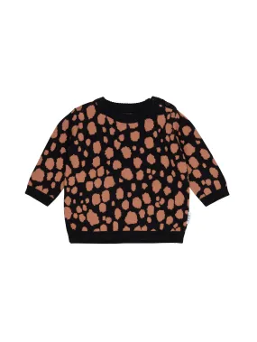 Huxbaby Ocelot Knit Jumper