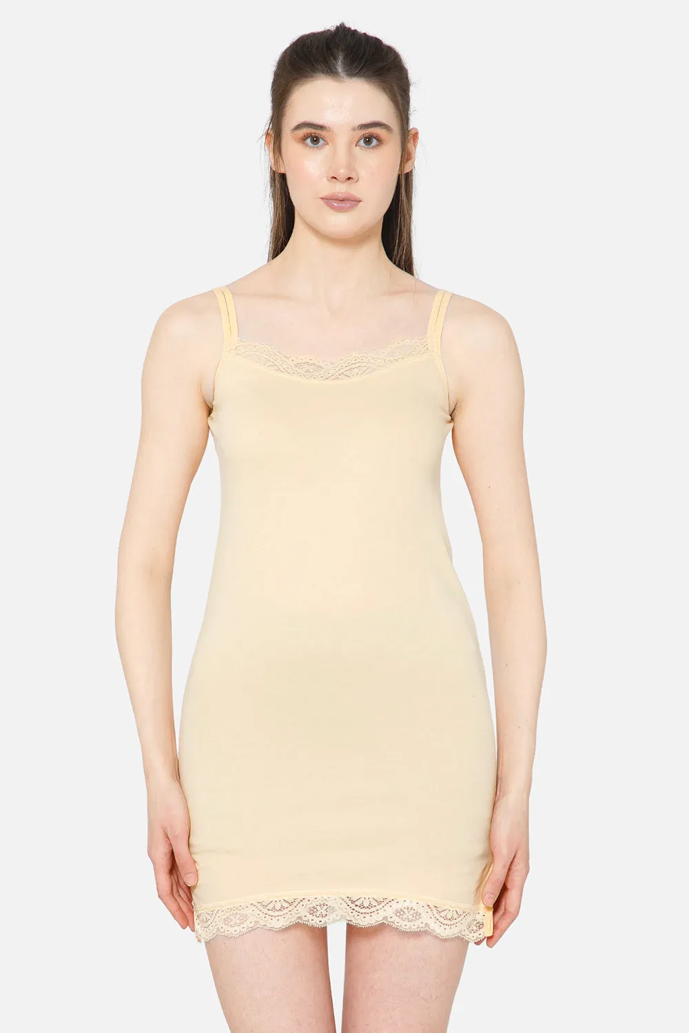 Intimacy Full Coverage Sweat-Absorbent Cotton Kurta Slip – IN09 | Comfortable & Breathable for All Seasons