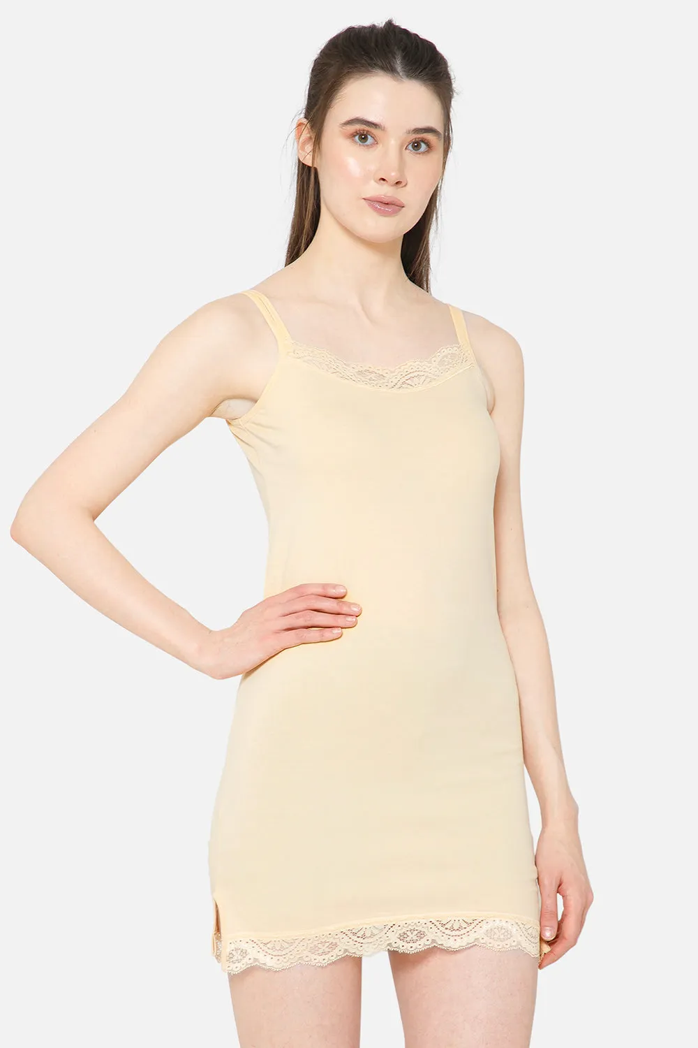 Intimacy Full Coverage Sweat-Absorbent Cotton Kurta Slip – IN09 | Comfortable & Breathable for All Seasons