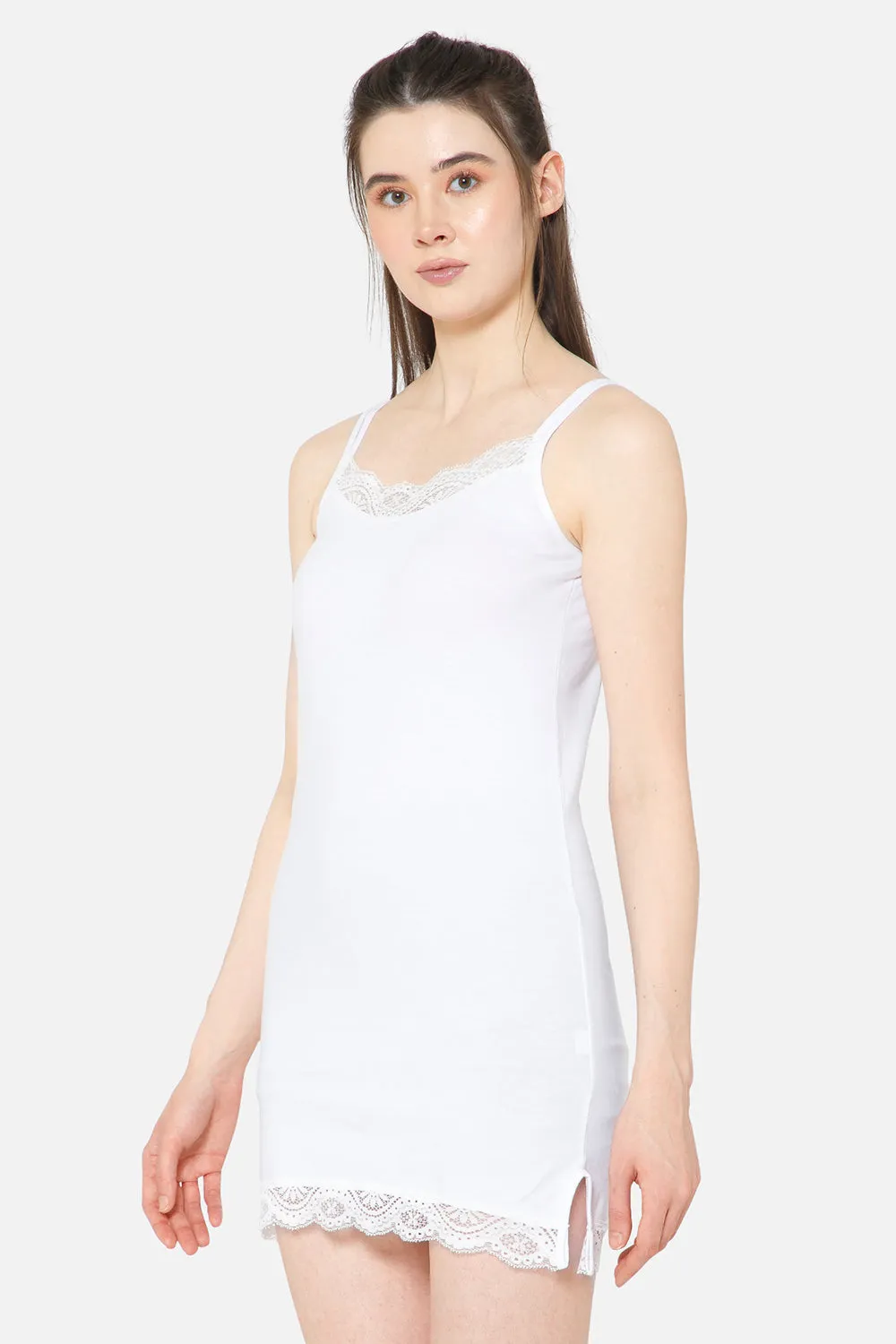 Intimacy Full Coverage Sweat-Absorbent Cotton Kurta Slip – IN09 | Comfortable & Breathable for All Seasons