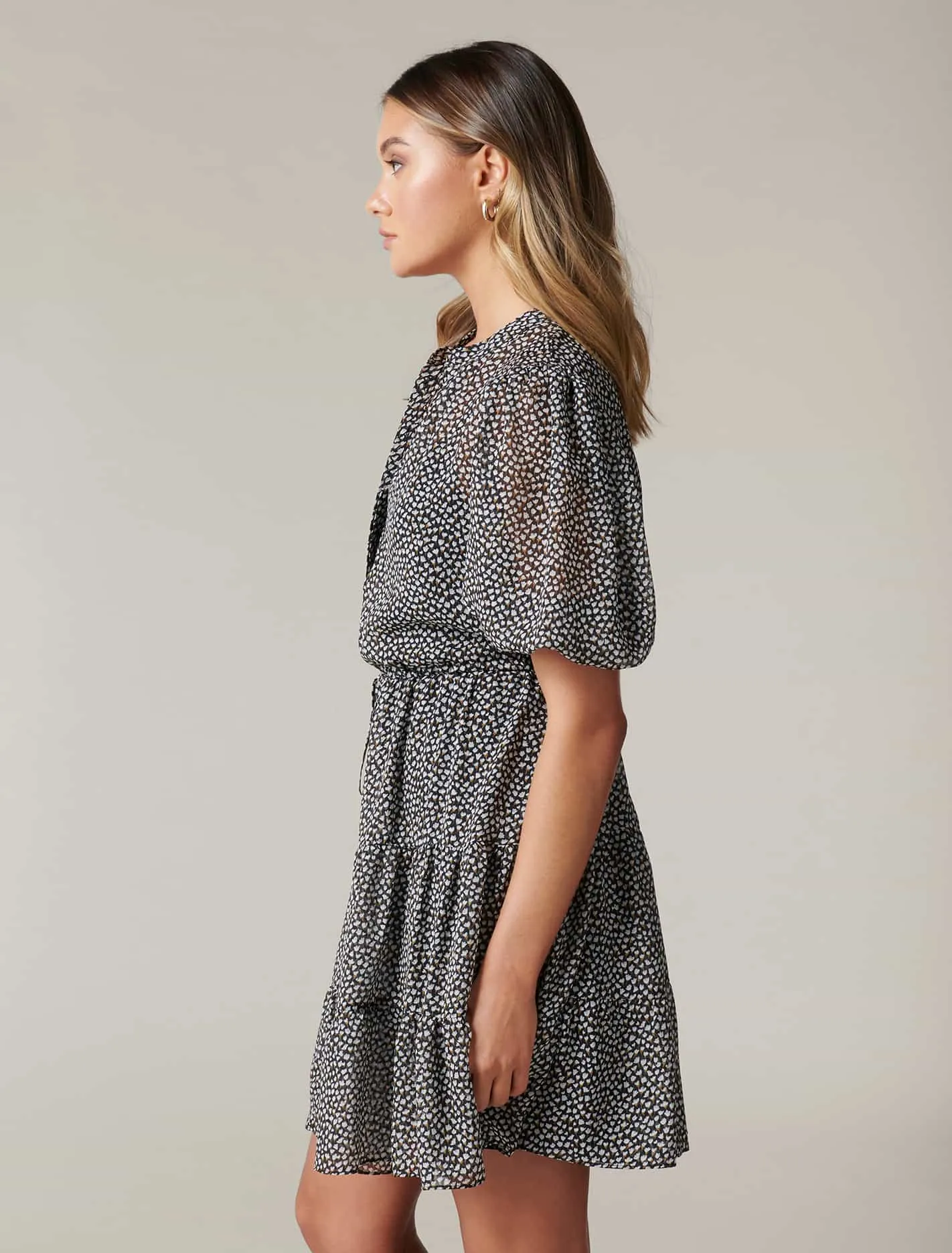 Irene Short Sleeve Smock Dress