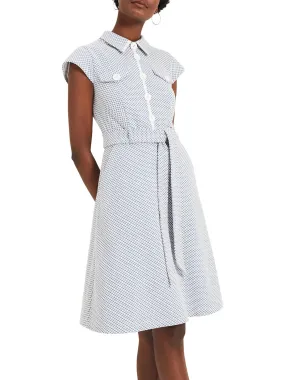 Issie Textured Check Dress