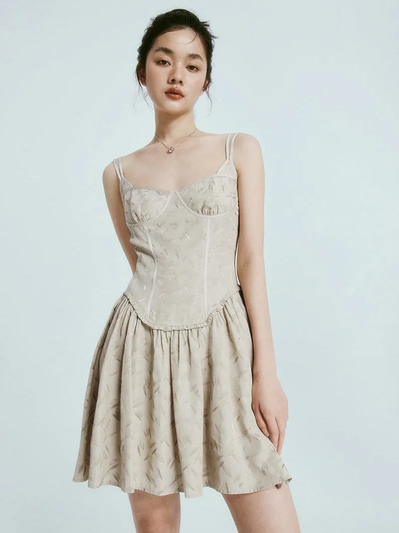 Jacquard Classical Slip Dress