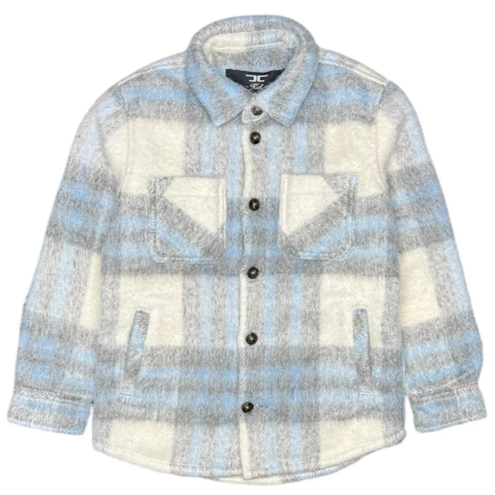 Kids Jordan Craig Vandal Flannel Shacket (Blue) 2562K