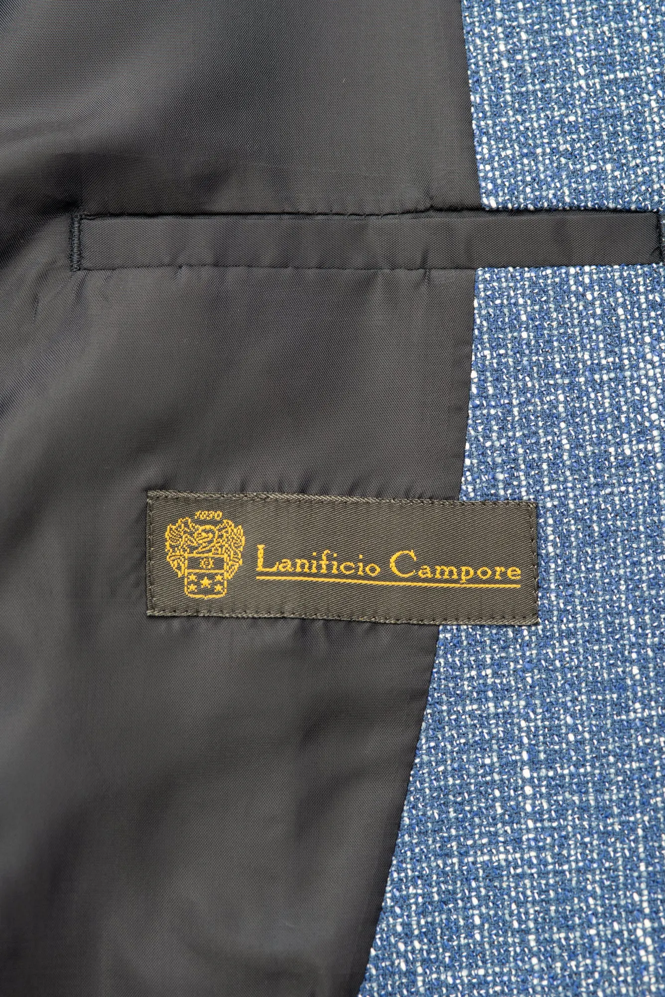 Light Blue Campore Cotton Blazer