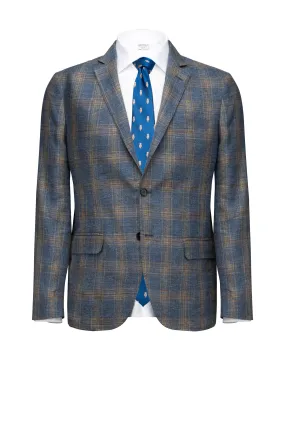 Light Blue/Sand Linen Blazer