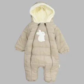 Little Bunny Long-Sleeved Fleeced Overall