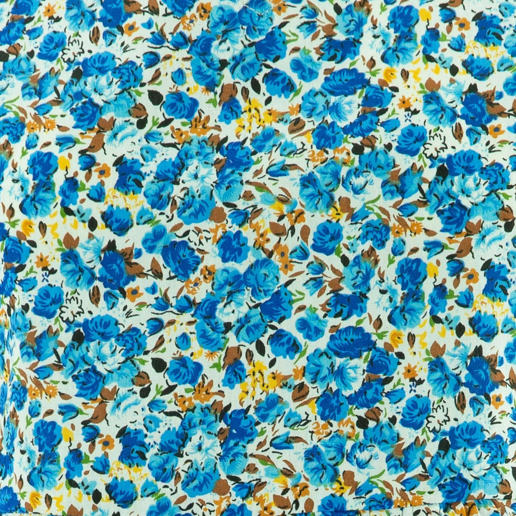 Lolo Short Shift Dress - Delicate Blue Flower