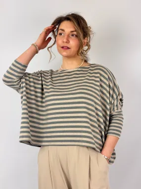 Mama b Kira Jumper Lago Stripe