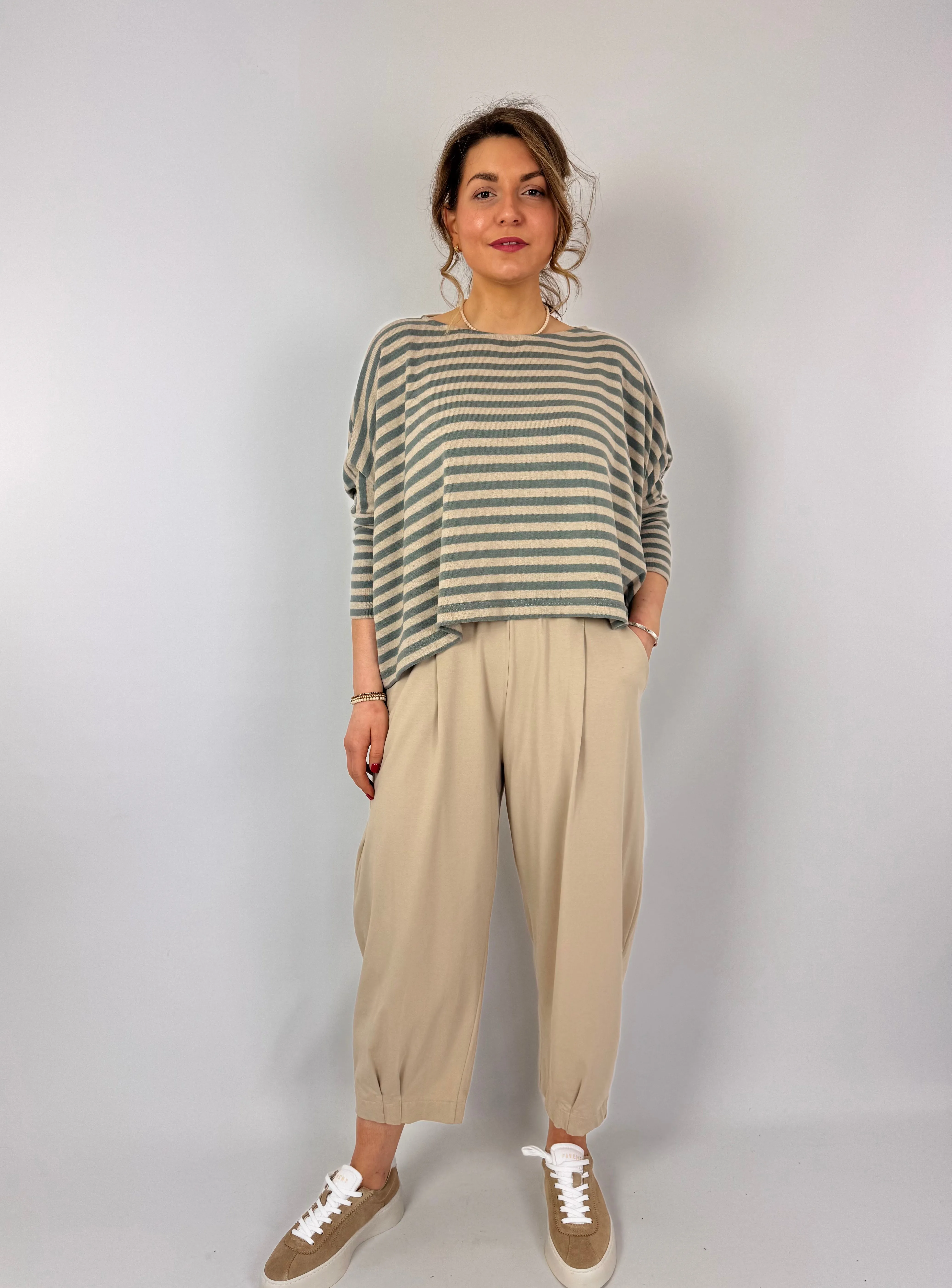 Mama b Kira Jumper Lago Stripe