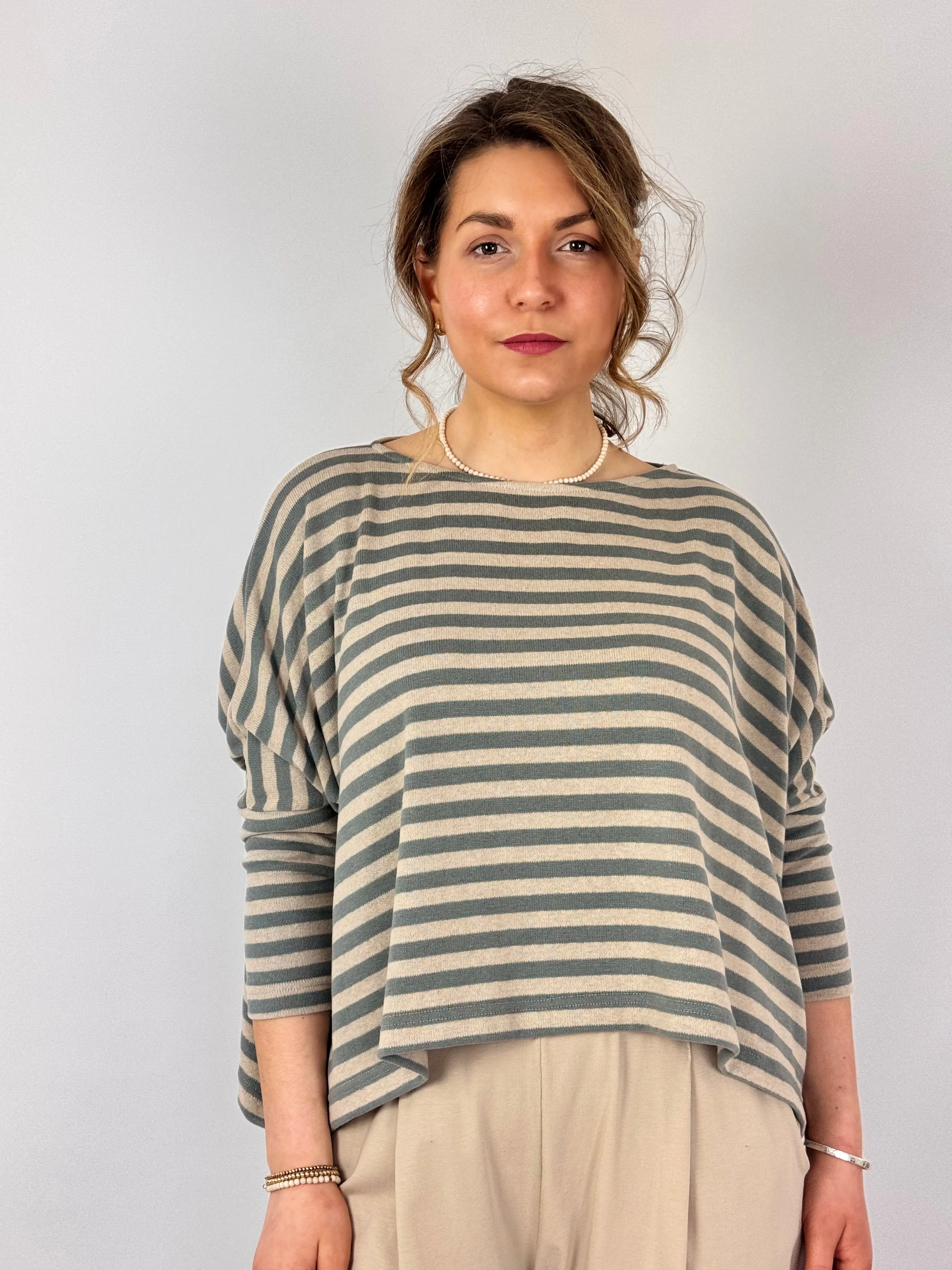 Mama b Kira Jumper Lago Stripe