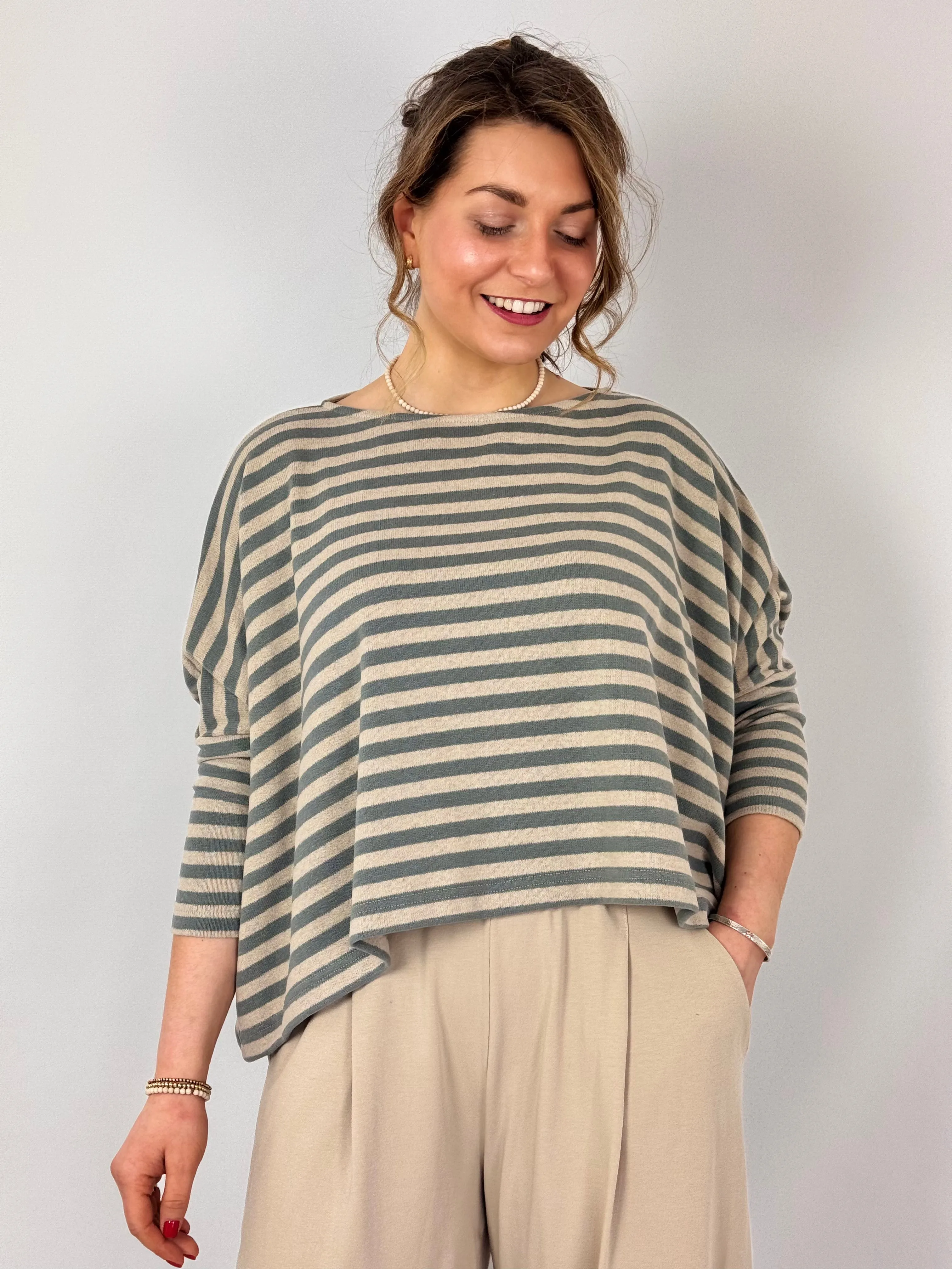 Mama b Kira Jumper Lago Stripe