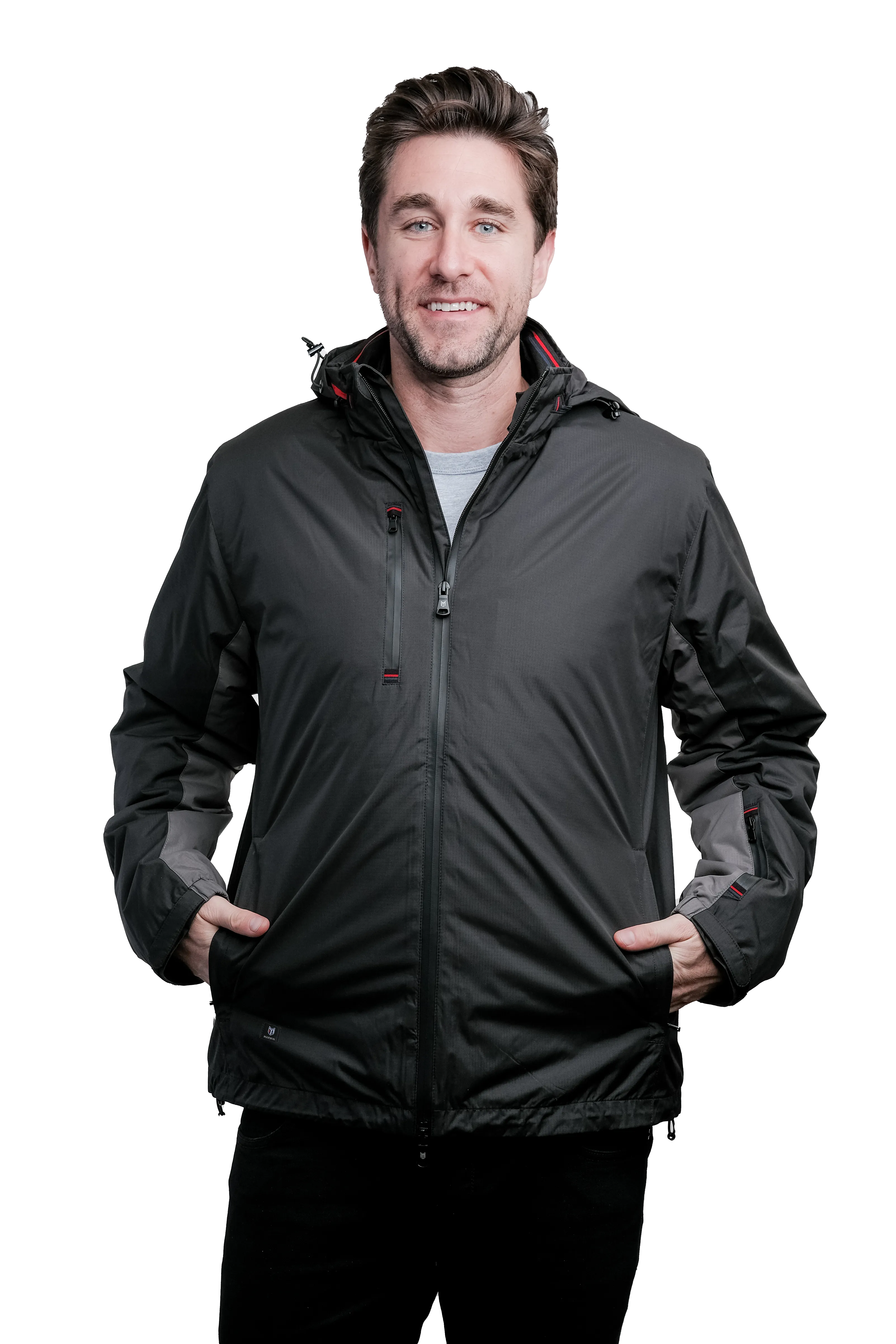 Marwin Sports 4-1 Men's Jacket - Black/Grey
