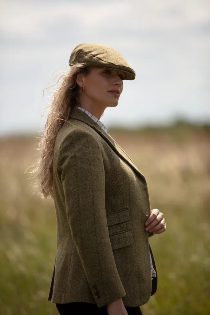 Mayland ladies hacking jacket, tweed, lys salvie