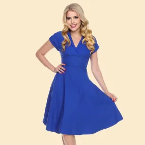 Meet Me at The Water Cooler Dress in Blue