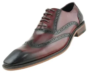 Men's Dress Shoes-AG265C Burgundy