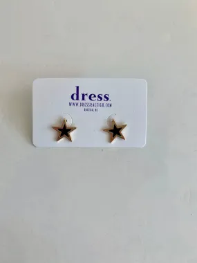 Metal Star Earrings