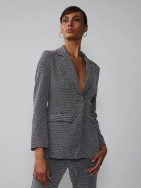 Metallic Single Breasted Blazer