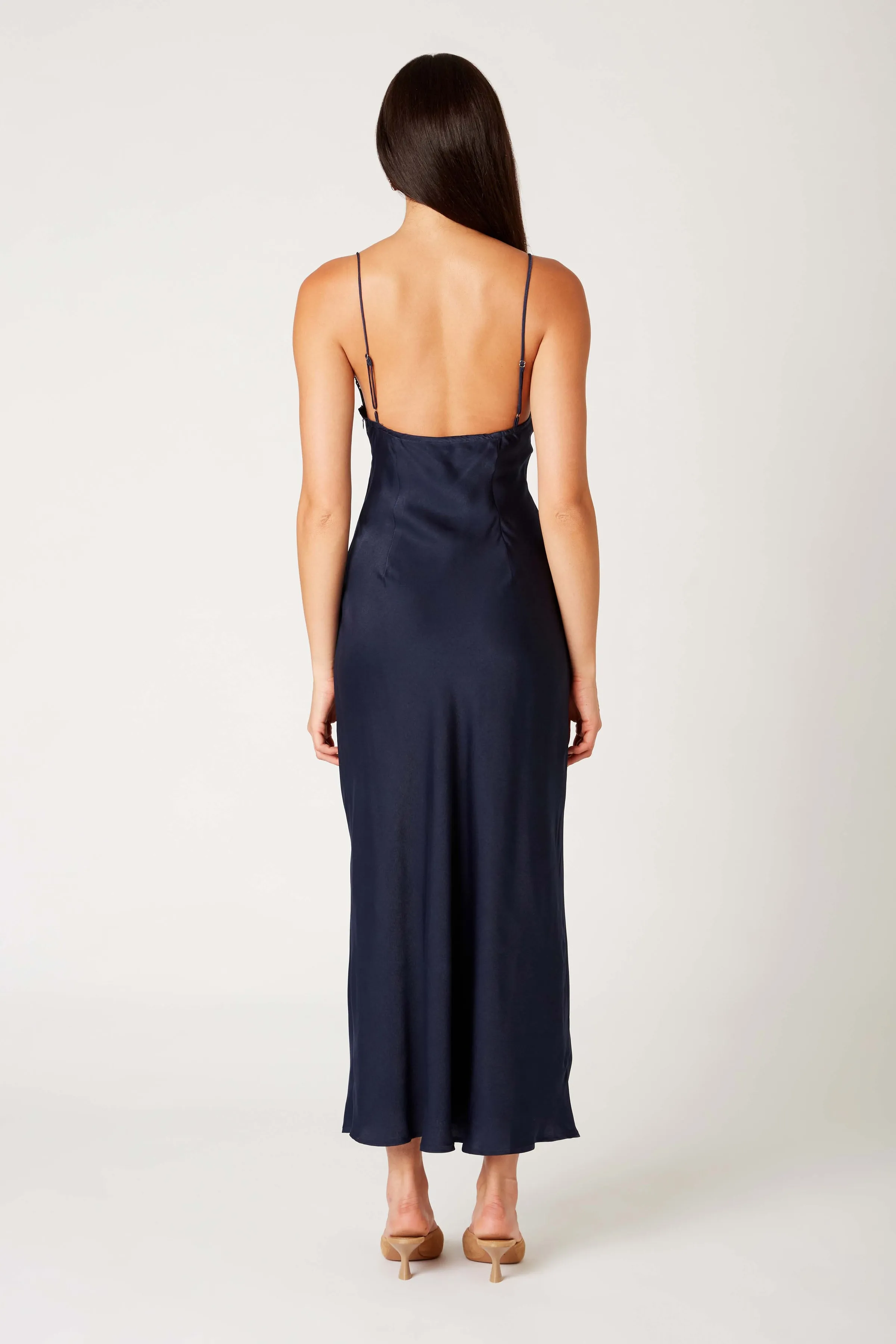 Midnight Jasmine Slip Dress