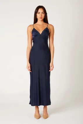 Midnight Jasmine Slip Dress