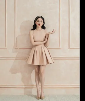Mini Dress with Open back-Odette