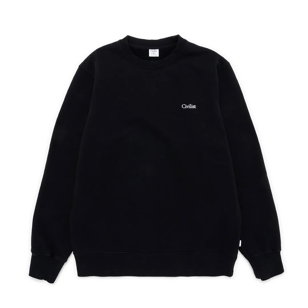 Mini Logo Crewneck - Black