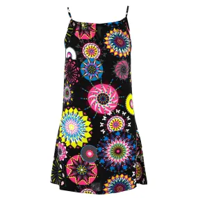 Modern Mini Dress - Vibrant Geometrics