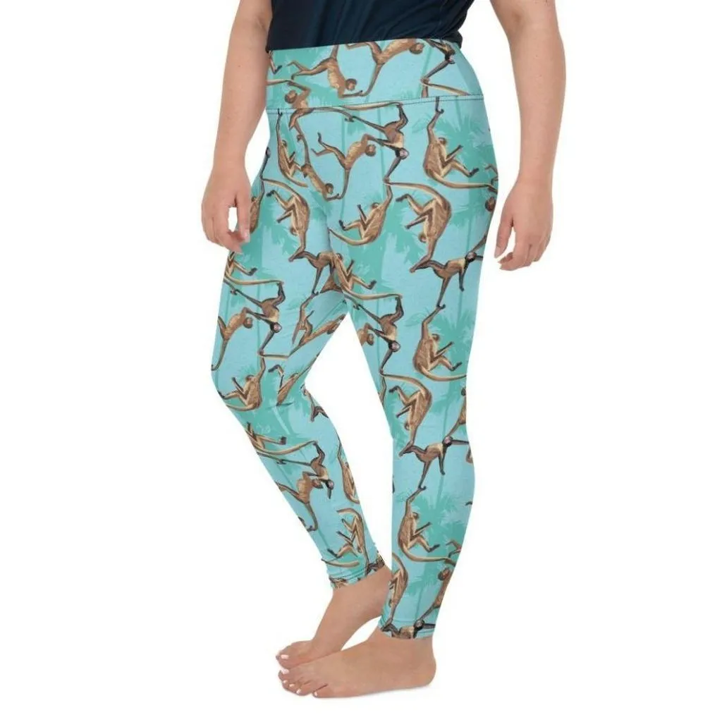 Monkey Plus Size Leggings